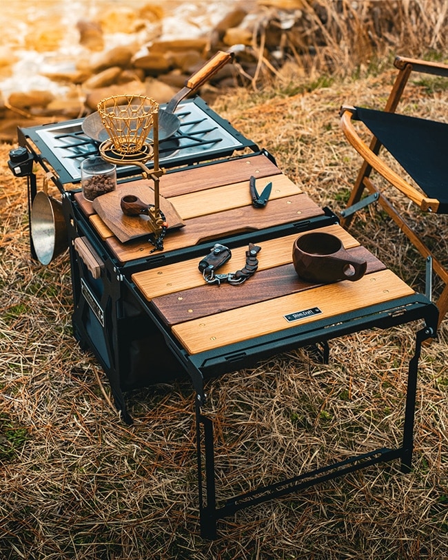 廃盤】 peak アジャスタブルフォールディングテーブル LV-21 廃盤