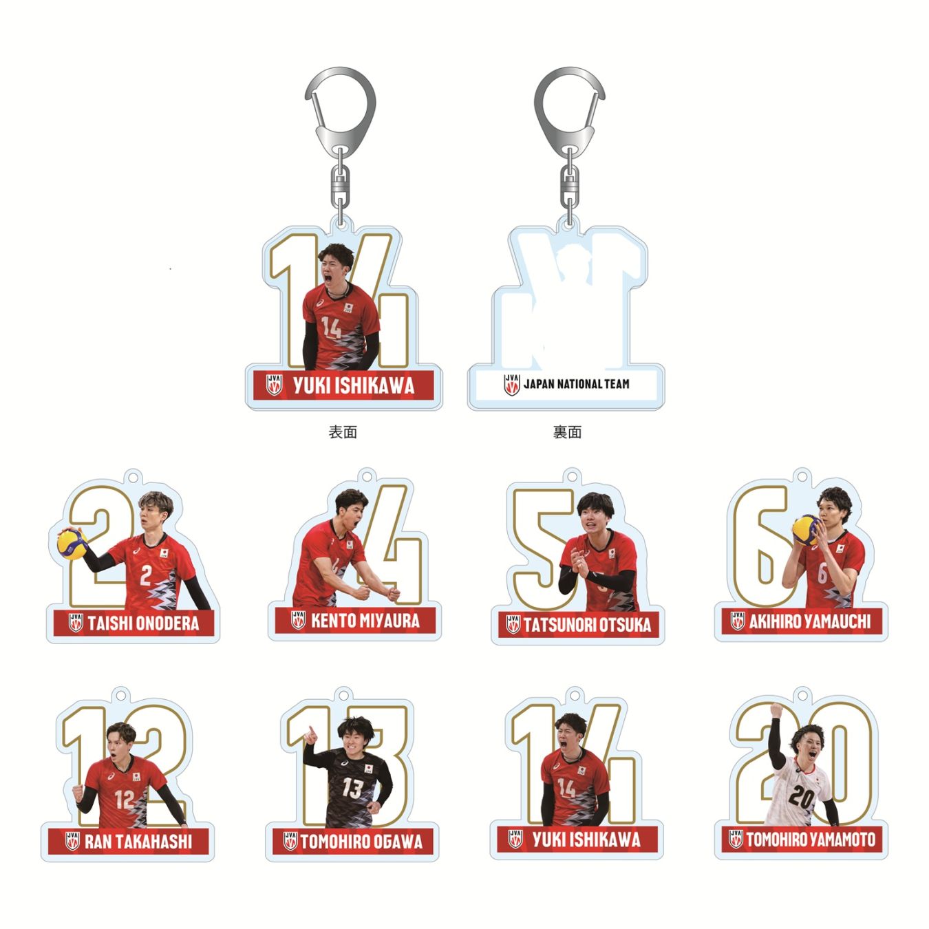 全8種セット トレーディングアクリルスタンド & カード ネーションズ