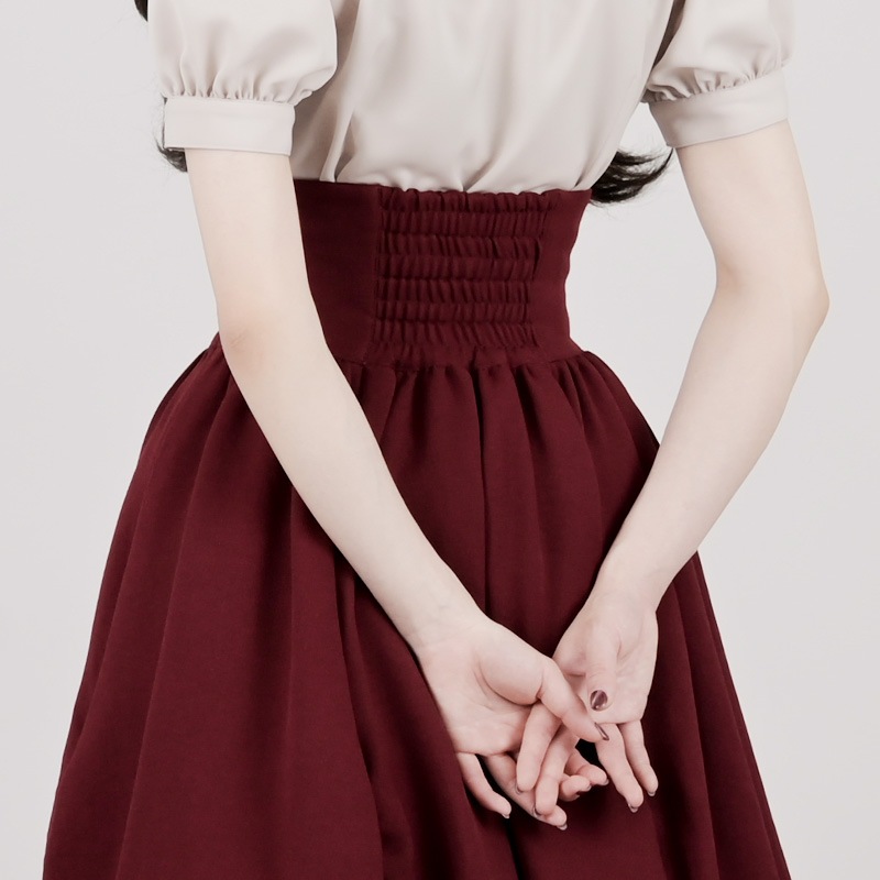 二次元と運命が交差するスカート ボルドー | NO.S PROJECT