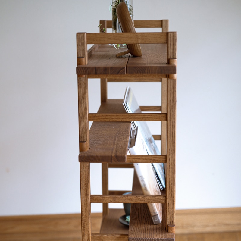 Kigumiシェルフ 3段（ナチュラル・ブラウン）｜オークヴィレッジ