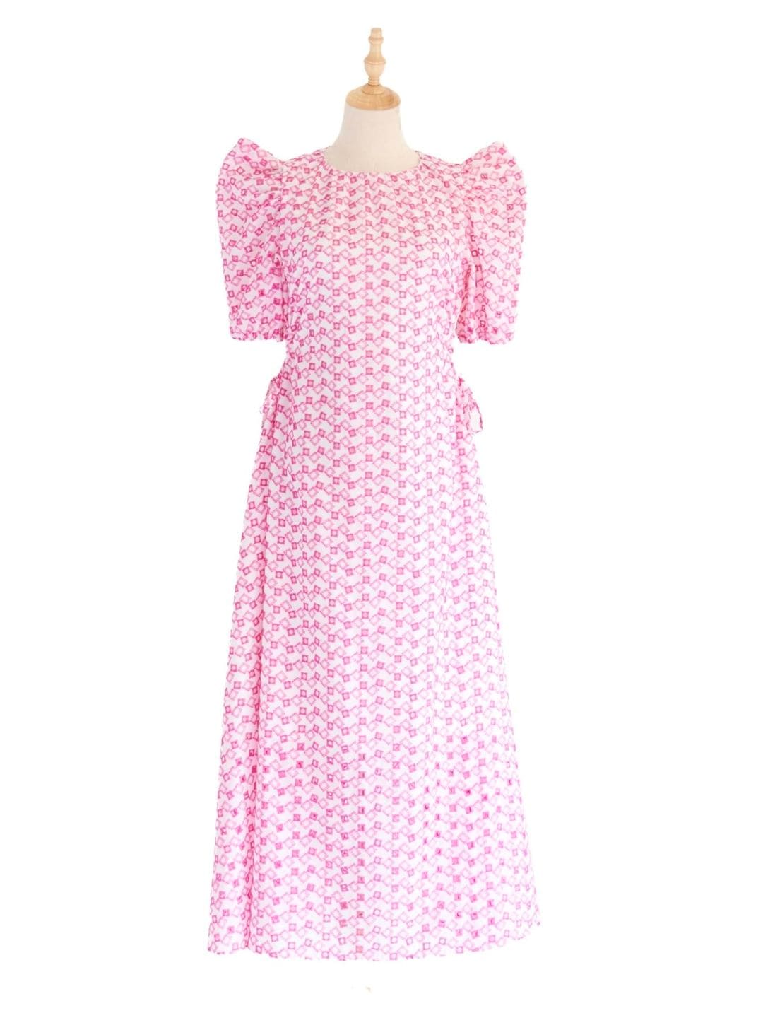 ピンクエンブロイダリーワンピース | DRESS | OBLI