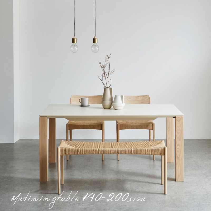 ME 】ダイニングテーブル【 脚NEWcolor white】 | 店舗,株式会社河口