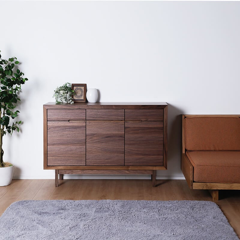 開梱設置無料]【大川家具】≪受注生産≫サイドボード 128cm幅 オペラ