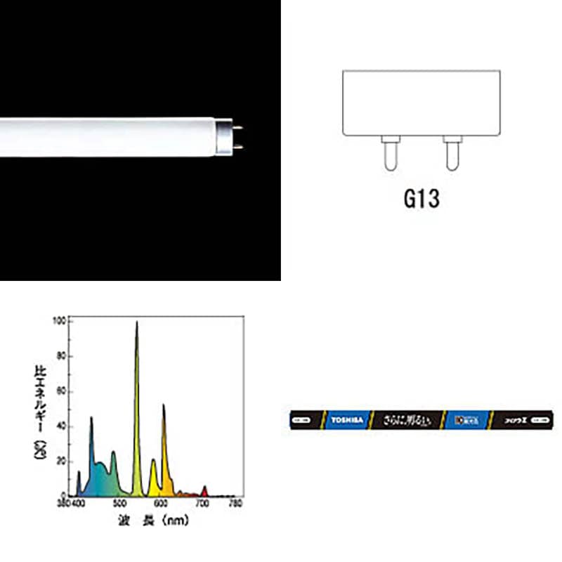 東芝 メロウZ 10形直管蛍光灯 昼光色 FL10EXD-Z 04-3847｜通販なら
