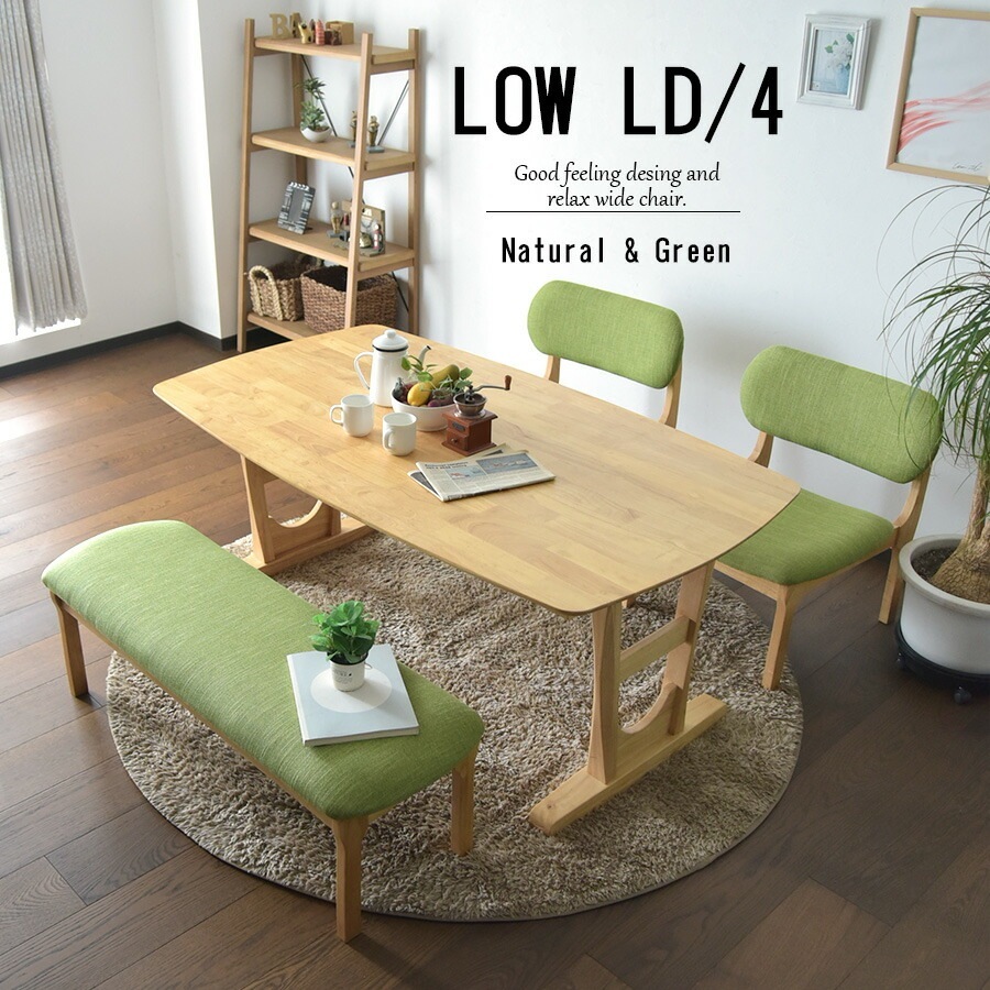 商品コード：sw-434】ダイニングテーブル 4人掛け 幅160cm 4点セット