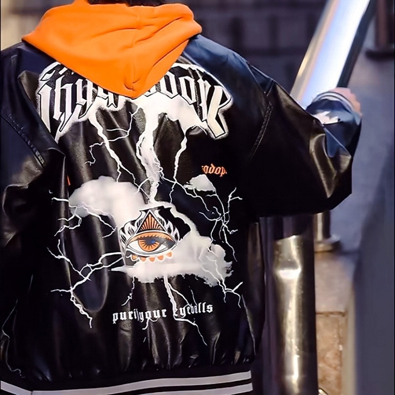 新品未使用☆パシオーネ スタジャン THEOREM(セオレム)】Leather RS Award Jacket スタジャン(TRM24-T014A