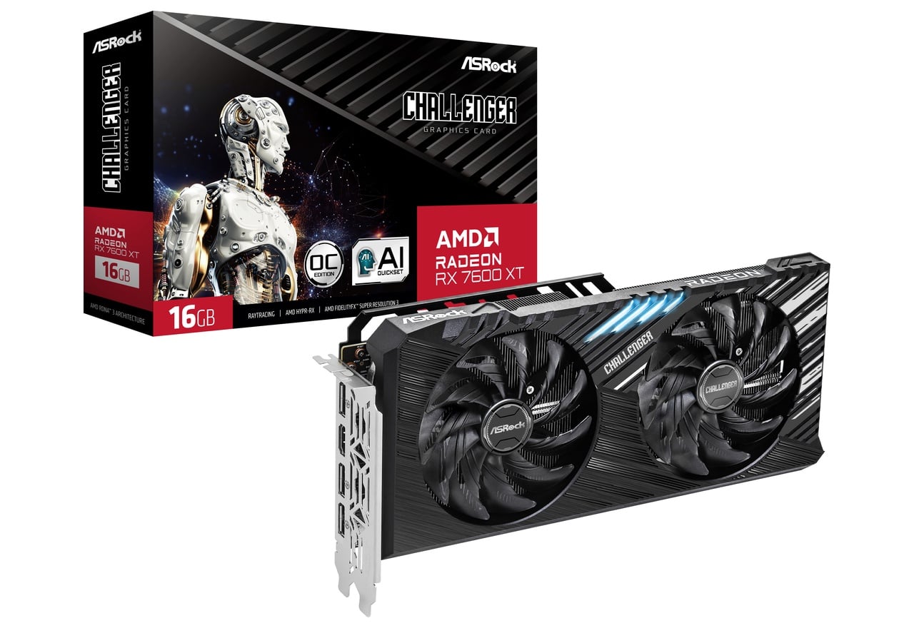 ASRock Radeon RX 7600 XT Challenger 16GB OC グラフィックボード