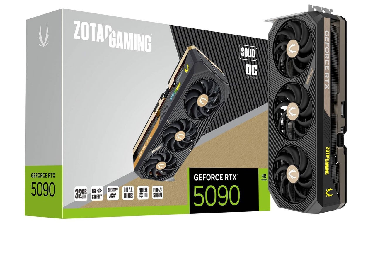 ZOTAC GAMING GeForce RTX 5090 SOLID OC 32GB GDDR7 グラフィック