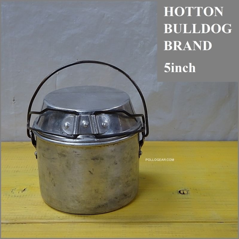 ホットンブルドッグ　メスキット小　使用感あり。　観賞用。 ホットン ブルドッグ<BR>VINTAGE メスキット<BR>イングランド製