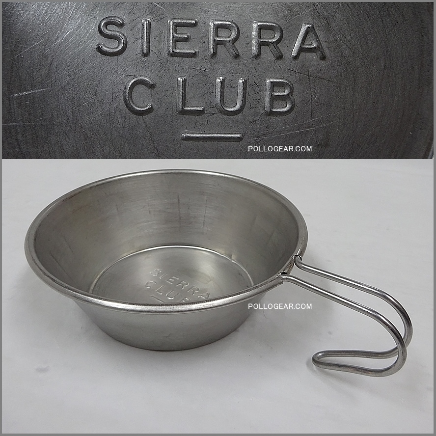 良品ビンテージ品　シエラクラブカップ®️刻印　ステンレス製　2個セット 60's SIERRA CLUB CUP<BR>シエラクラブカップ<BR>シェラカップ