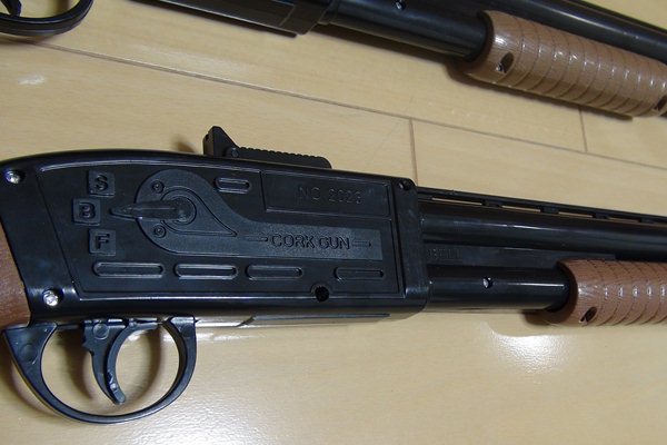射的銃セット（2丁＋コルク球24個）】縁日・イベントに！軽量