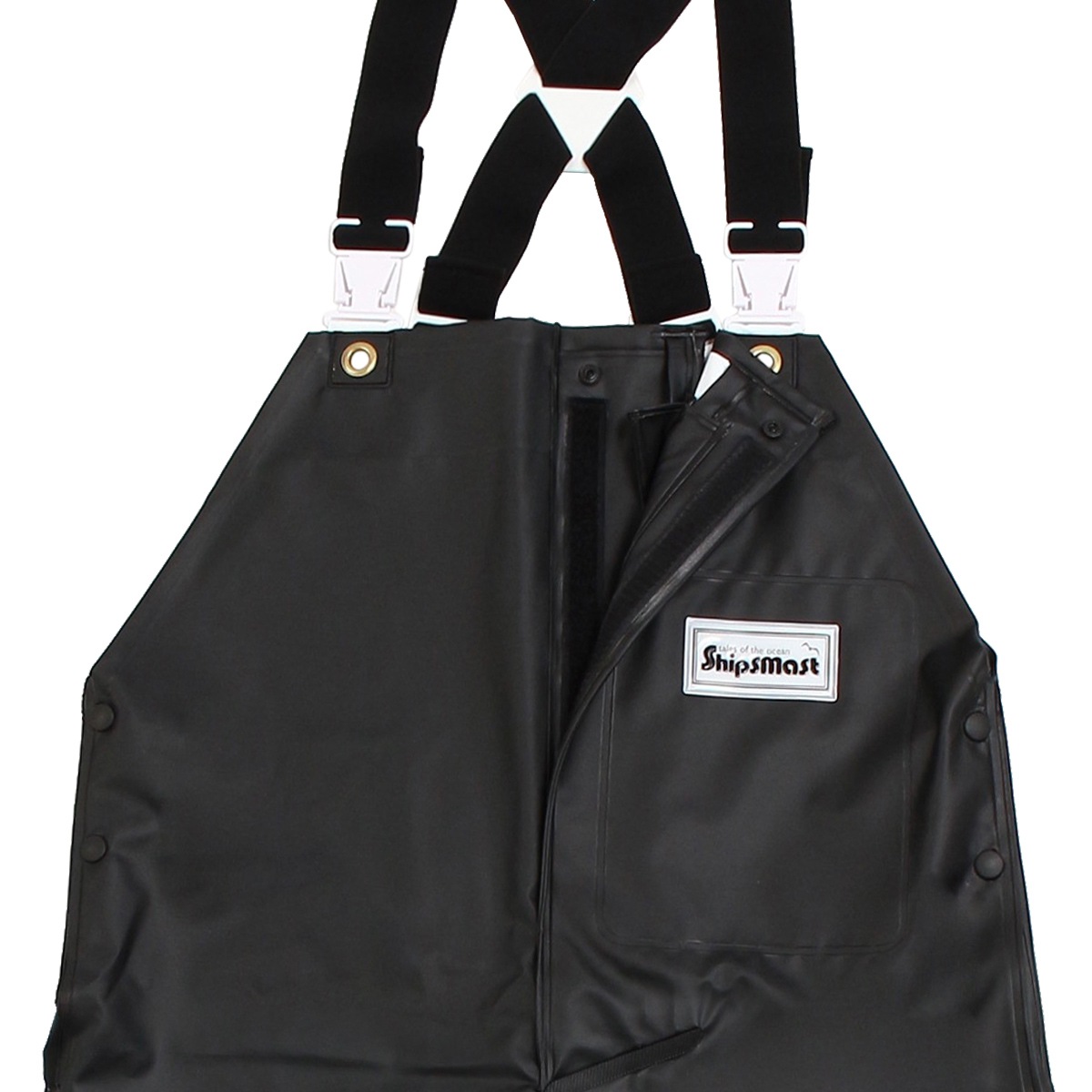 マリンサロペット 前開きタイプ【ブラック】スタンダードモデル