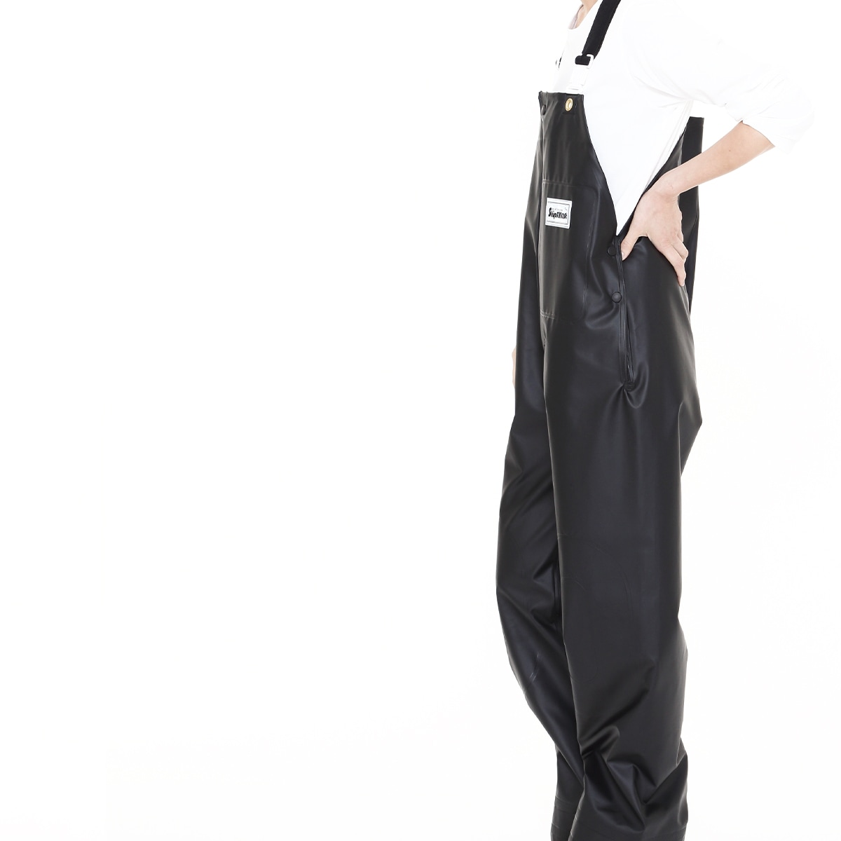 マリンサロペット 前開きタイプ【ブラック】スタンダードモデル