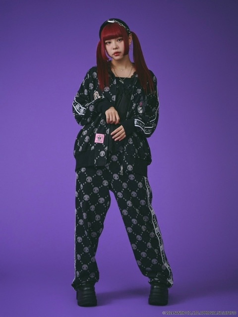 GALFY×KUROMI】ドクロだらけセットアップ / 【ガルフィー×クロミ】ロゴ