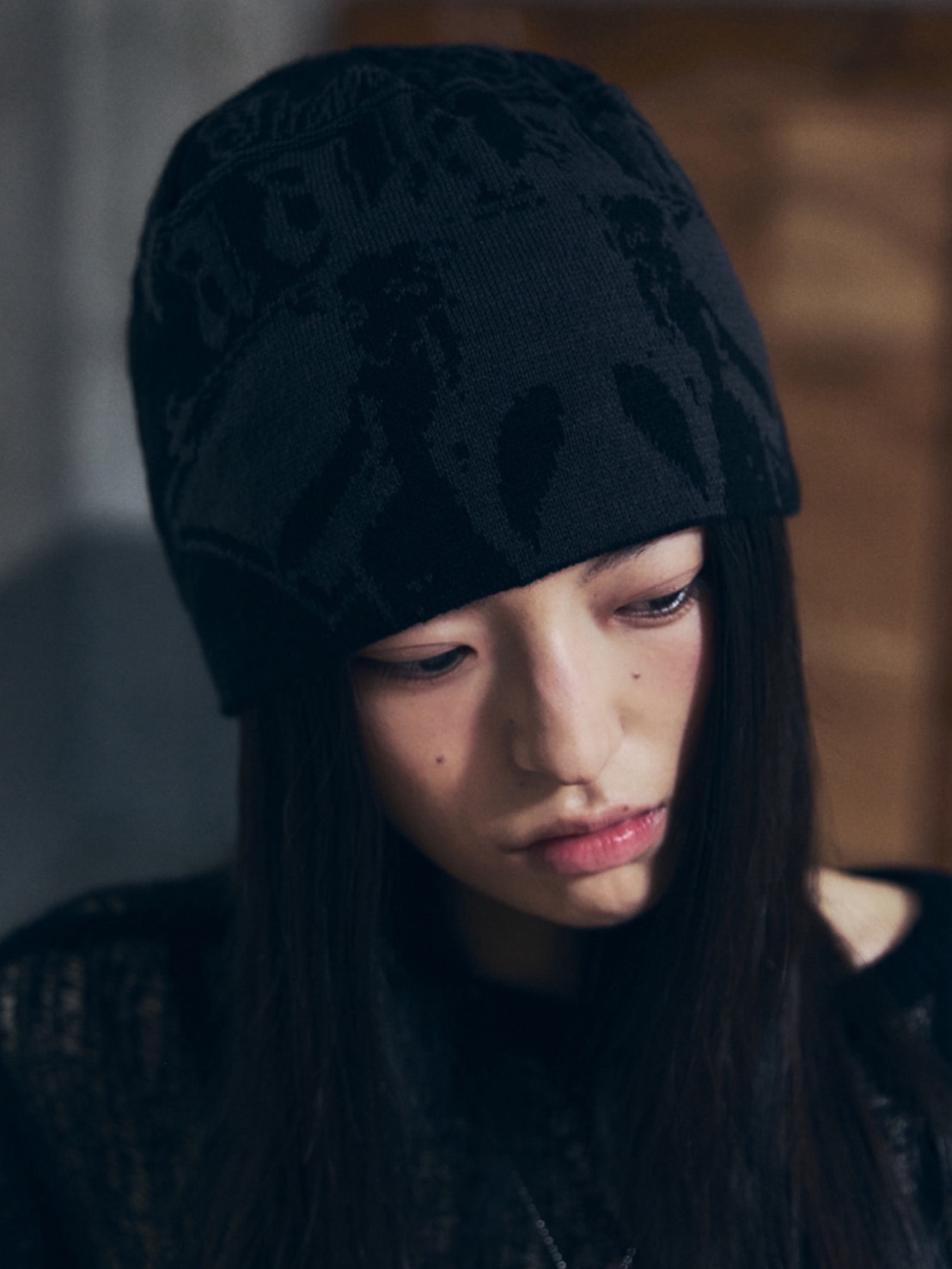 AAKAM】Vintage Graphic Jacquard Beanie | OUR BRAND,AAKAM