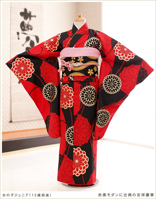 貸衣裳ぽえむ 10歳～13歳 女の子 着物 レンタル 七五三 発表会 ハーフ