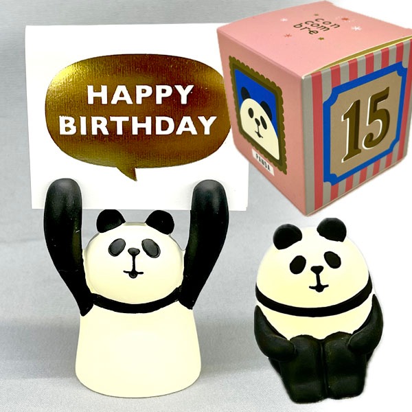 15周年ありがとうマスコット復刻セットパンダ｜ デコレ,置き物,置物