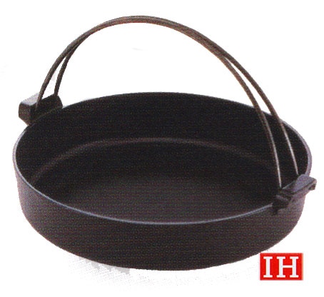 南部池永IRON PAN ツル付すき鍋＜絆＞26cm IH対応 重さ約2.8kg 日本製