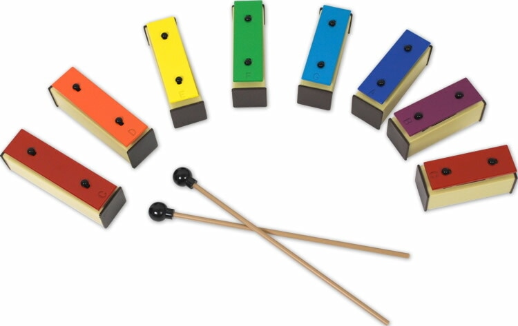 サクランボ！サウンドブロック 音積み木 25音セット グロッケン 鉄琴