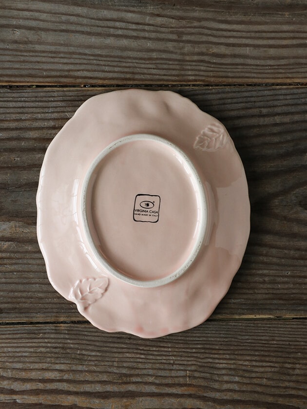 Virginia Casa ROMANTICA デザートプレート23cm ピンク