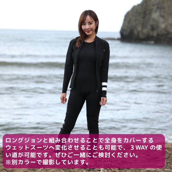 HURLEY ハーレー ADVANTAGE PLUS 2MM ZIP JACKET GZFZJK24 2024年