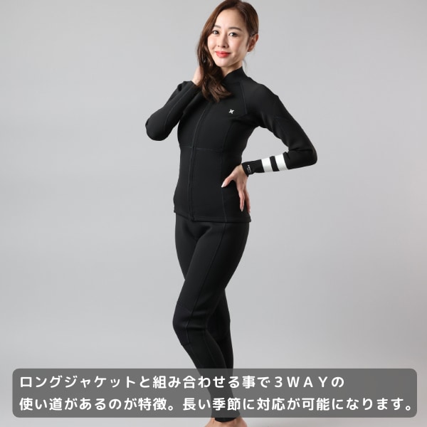 ウェットカバープレゼント中 HURLEY ハーレー ICON 3/2MM LONG JOHN