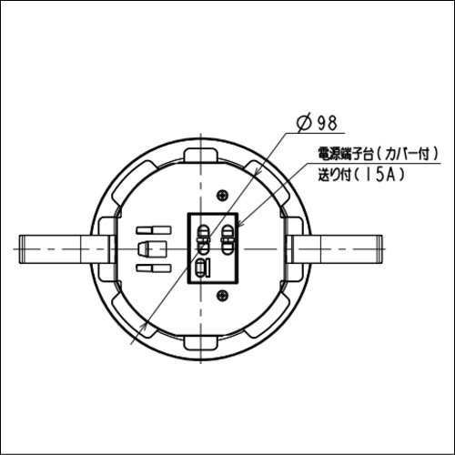 三菱 EL-DB11111B LED非常用照明器具 埋込形 φ100 低天井・小空間用