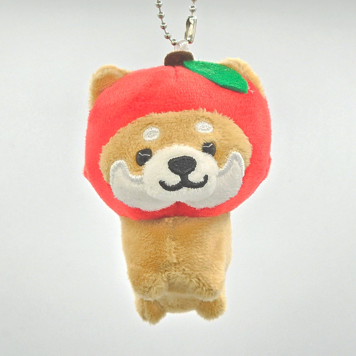 旅するマメしば りんご ぬいぐるみボールチェーンキーホルダー｜【公式