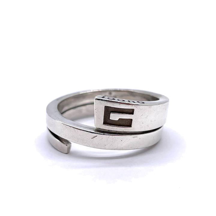 GUCCI グッチ スネーク スパイラルリング 指輪 925 シルバー 約26号