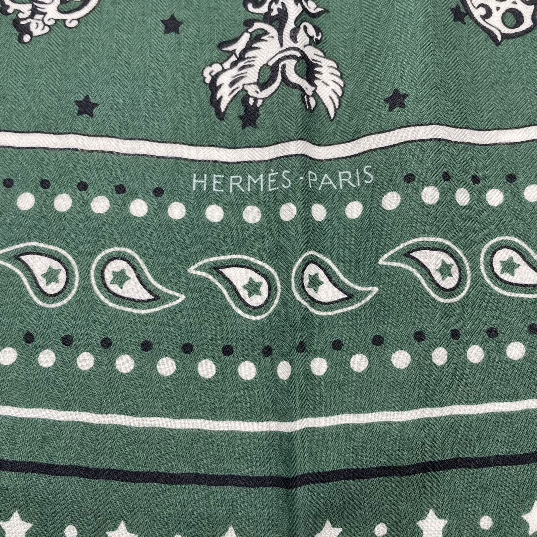 HERMES エルメス ショール カレジェアン140 カシシル『Les Cles