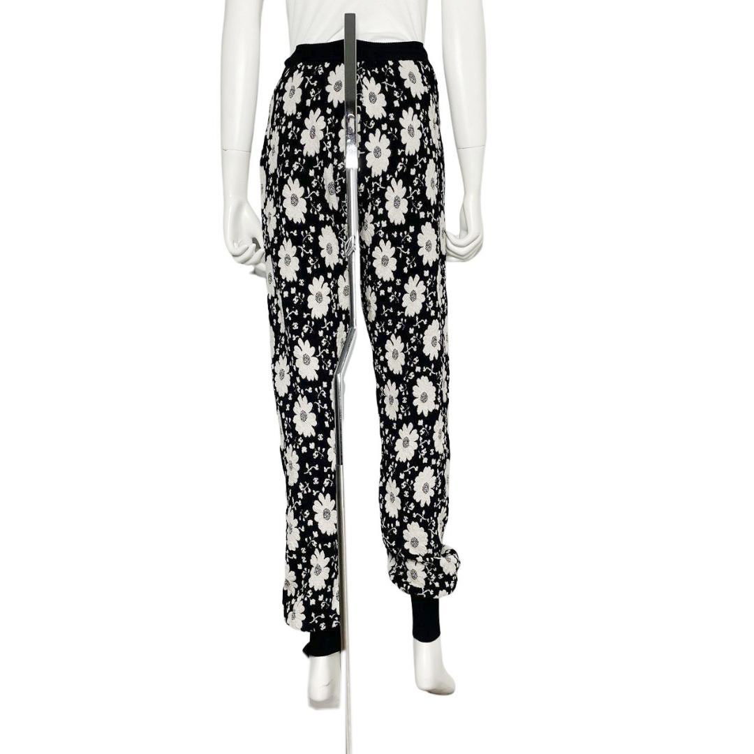 CHANEL シャネル ジョガーパンツ 花柄 カメリア ココマーク 36