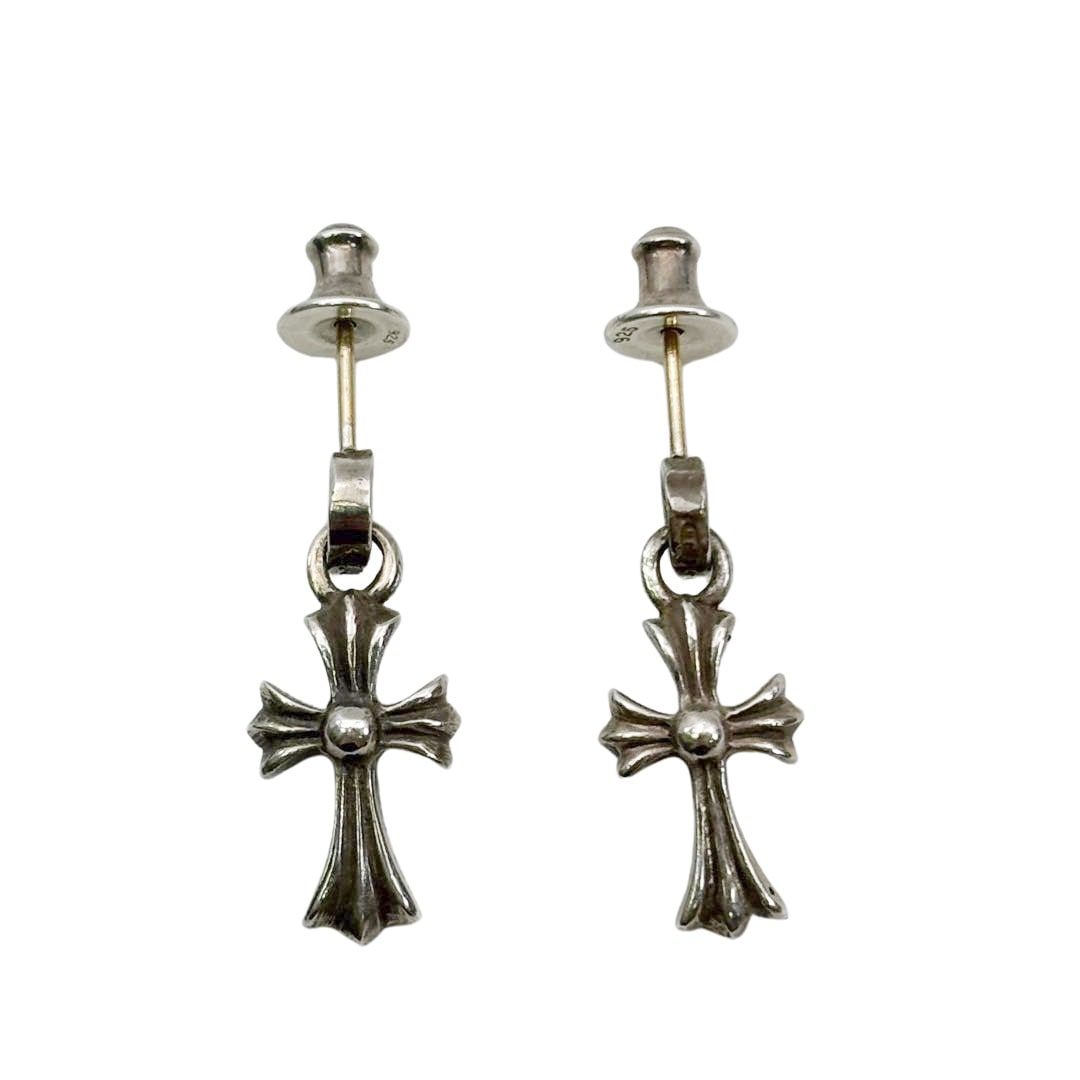 CHROME HEARTS クロムハーツ CHクロスベビーファットドロップピアス 両