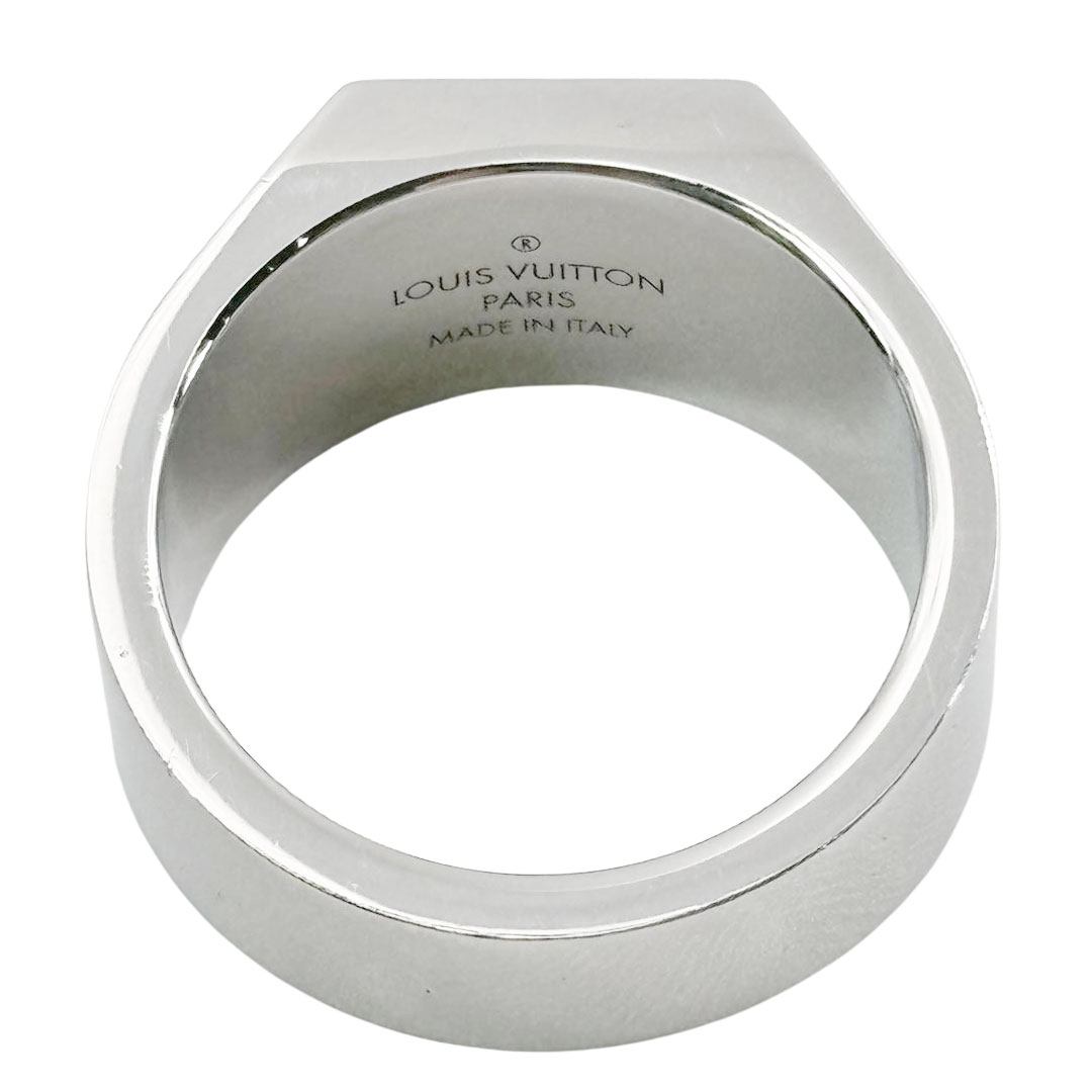 LOUIS VUITTON ルイヴィトン 指輪 リング・LV オニキス サイズL(約21号