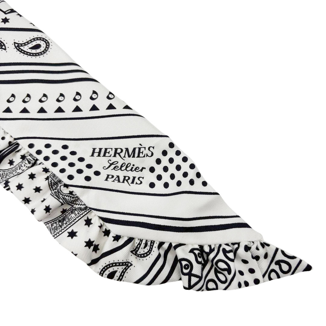 HERMES エルメス スカーフ ツイリー フリル 『Eperon d'Or Bandana
