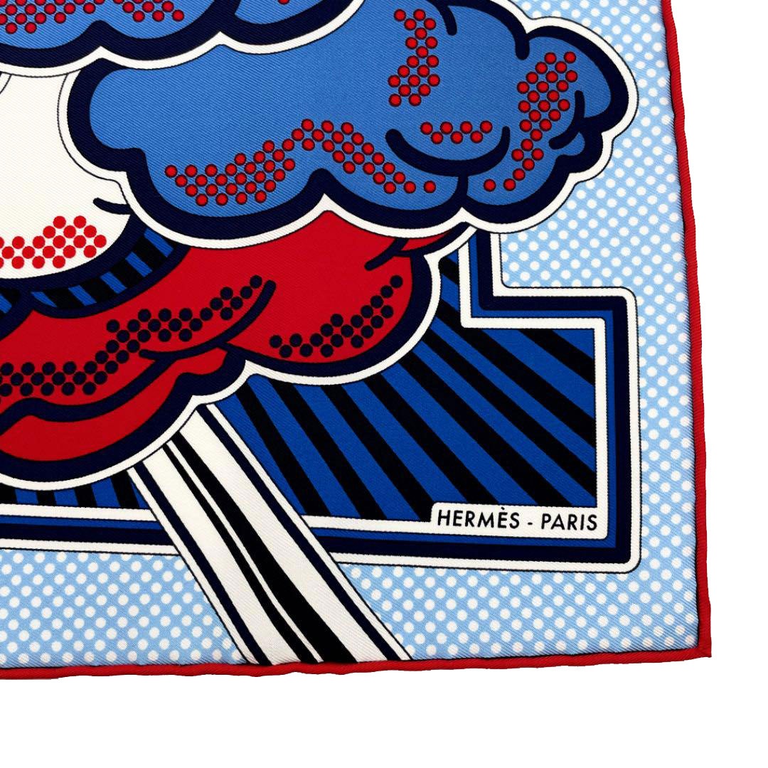 HERMES エルメス スカーフ カレ45 ガヴロッシュ 『PEGASE POP(ペガサス