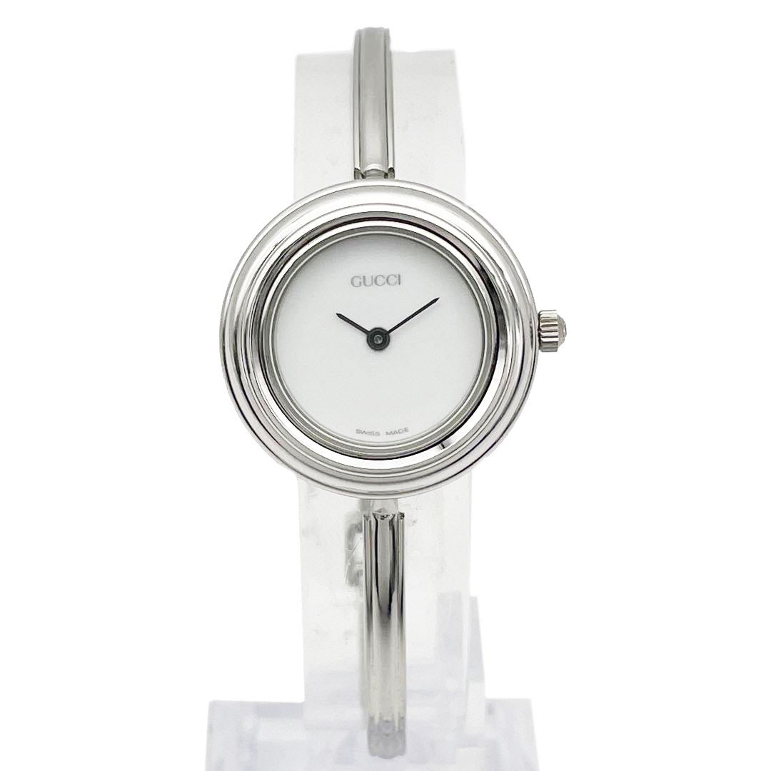 GUCCI グッチ レディース 腕時計 チェンジベゼル バングルウォッチ