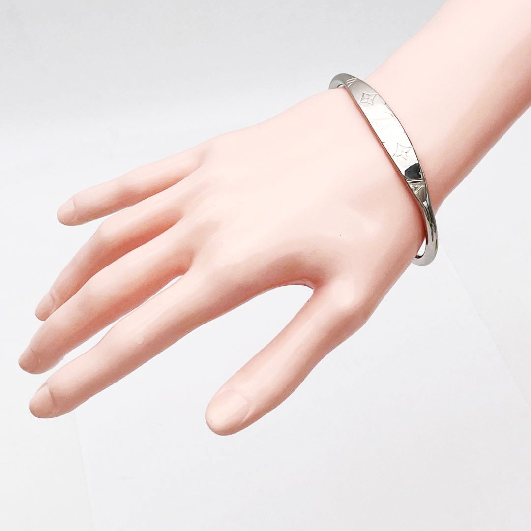 LOUIS VUITTON ルイヴィトン バングル ジョンク・モノグラム Lサイズ