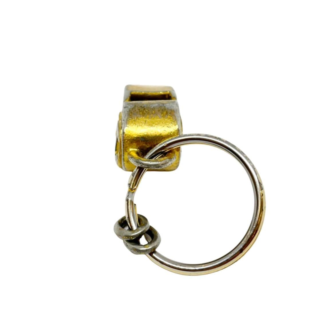 CHANEL シャネル ホイッスル 笛 キーホルダー ゴールド 95P