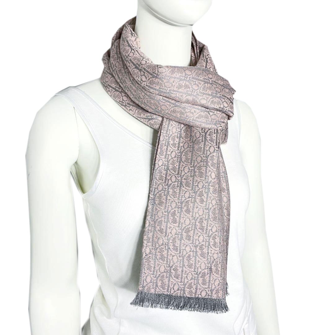 Christian Dior クリスチャン・ディオール ストール ロゴ カシミア