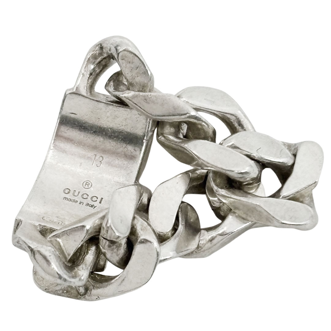 GUCCI グッチ 喜平チェーンリング 指輪 925 シルバー #13(約12号