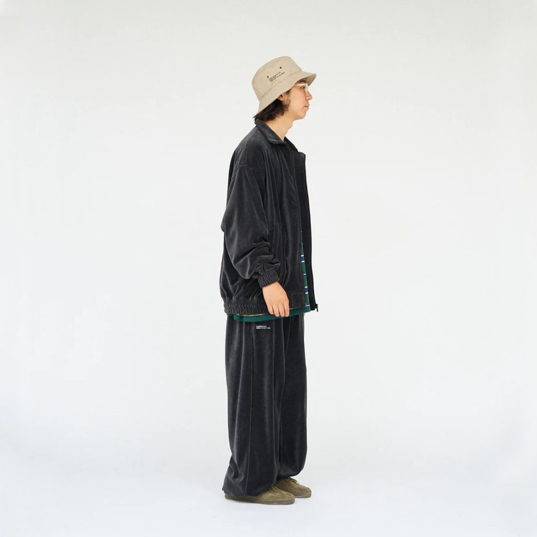 FreshService フレッシュサービス VELOUR JERSEY BLOUSON ベロア