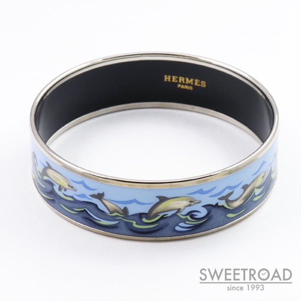 エルメス エマイユGM バングル 七宝焼き レディース アクセサリー w