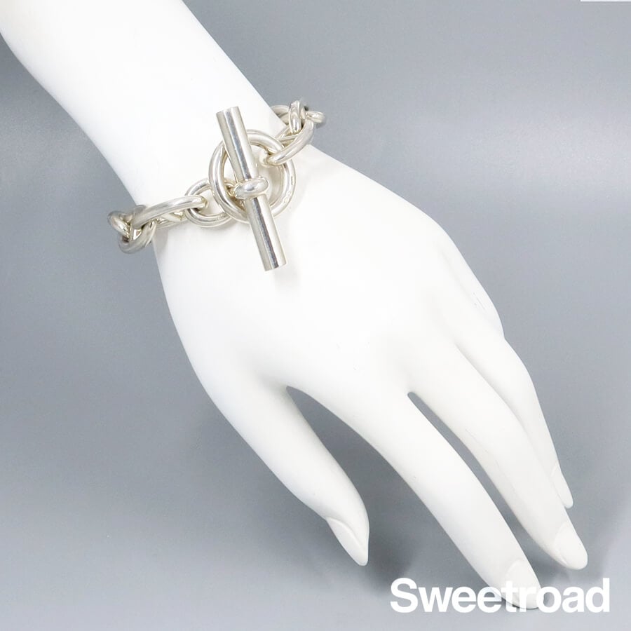 エルメス シェーヌダンクル チェーンブレスレット TGMサイズ