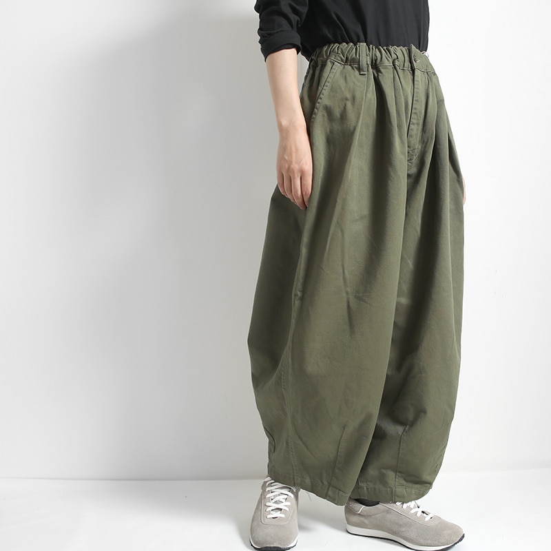 HARVESTY｜イージーサーカスパンツ MILITARY GREEN | 趣佳[syuca.jp