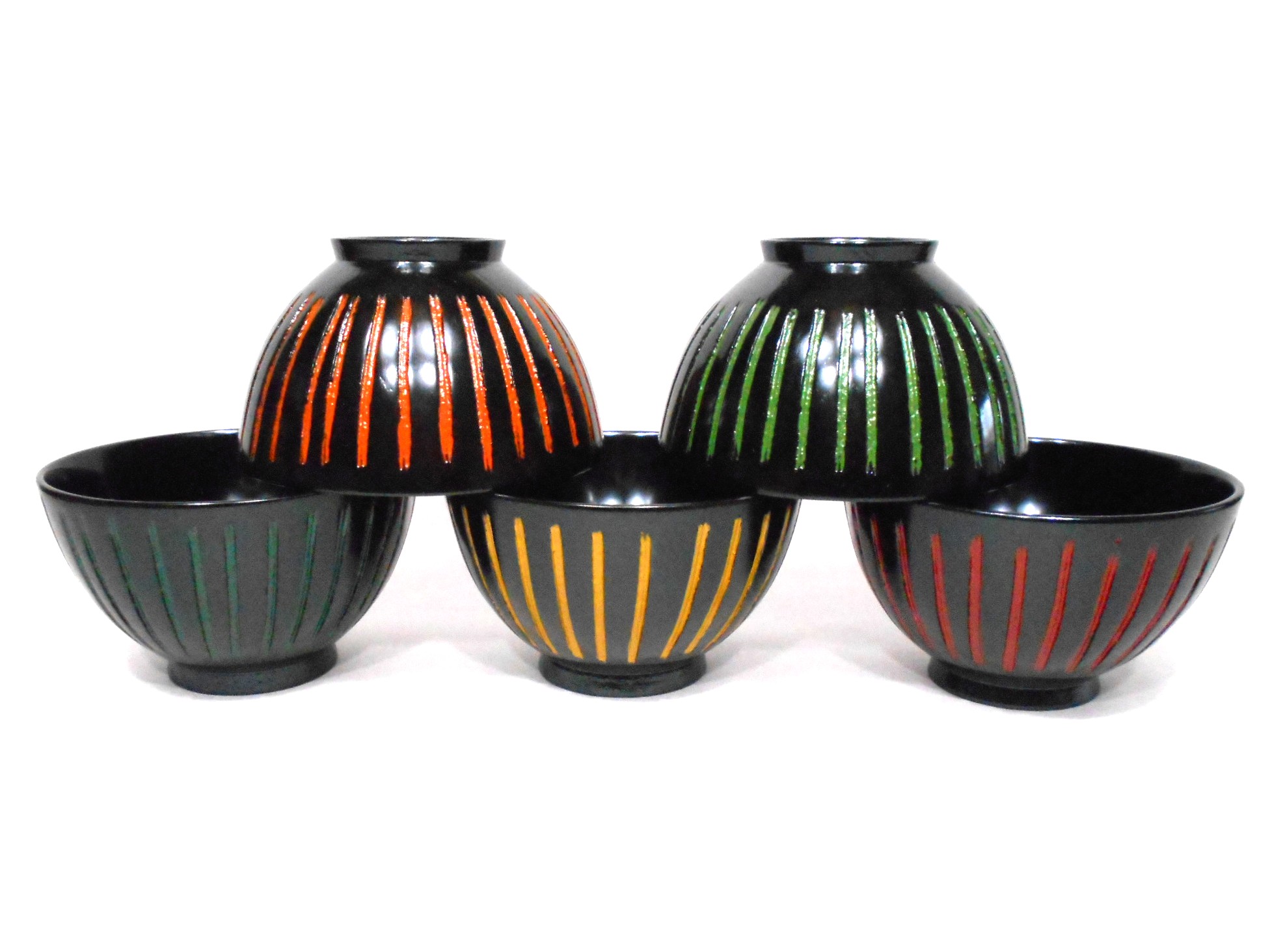 いろどり 汁椀5客揃え | 岡山・瀬戸内グルメと特産品通販サイト｜たま