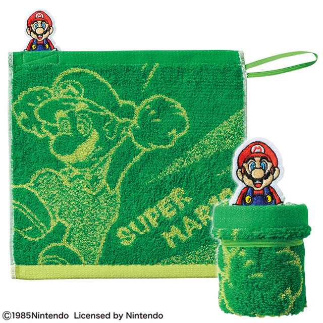 任天堂 マリオ 土管マリオ ミニタオル | タオル製品をはじめ、寝装品