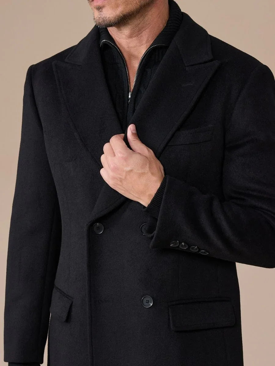 Marini Wool Blend Chesterfield Overcoat – MARINI