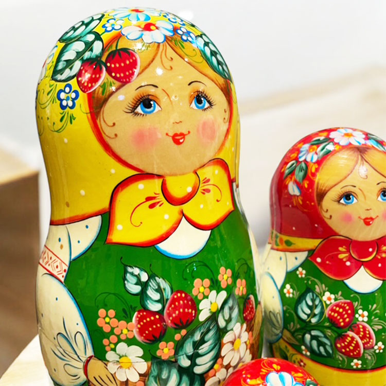 ロシア雑貨店マリンカ / マトリョーシカkrv926-10p