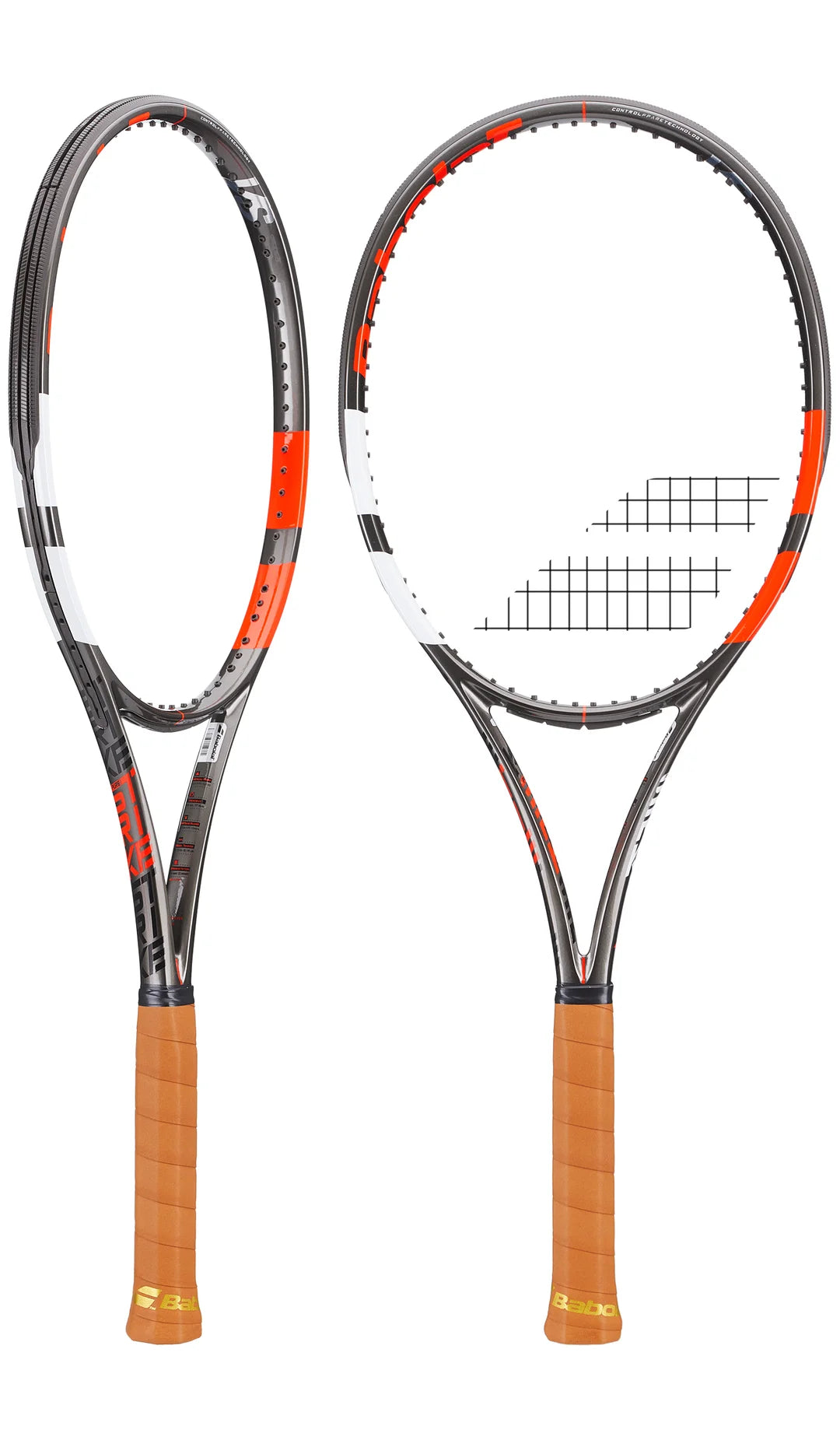 美品】Babolat Pure Strike VS レザーグリップ