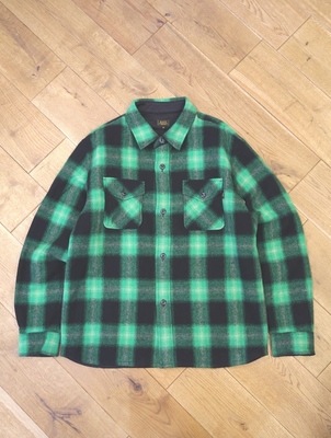 RATS 「WOOL CHECK SHIRT JKT」 ウール オンブレーチェックシャツ